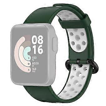 Dwukolorowy pusty silikonowy pasek do zegarka do Xiaomi Redmi Watch 2