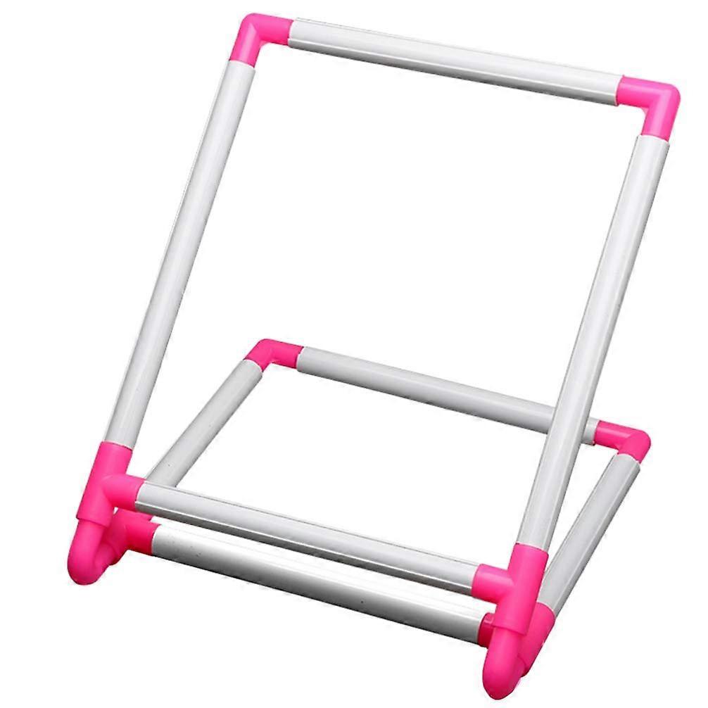 Adjustable PVC Embroidery Frame Stand for Table with Stable Platform and TwoHanded Operation