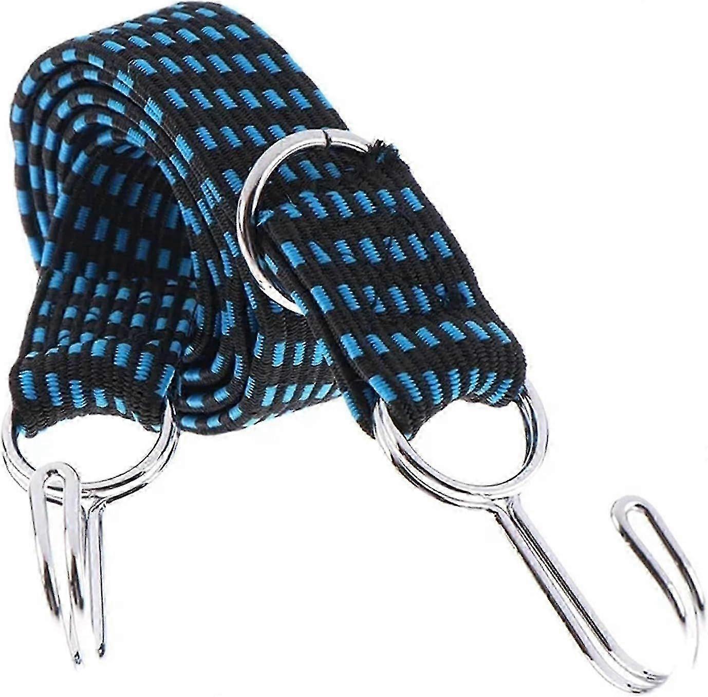 5pcs Adjustable Hooked Bungee Cord Flat Luggage Tie Down Straps