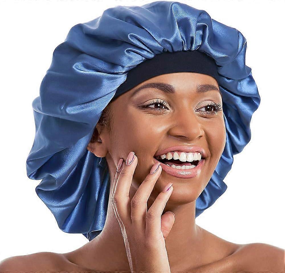 Extra Large Silky Satin Bonnet – Double Layer, Double Care