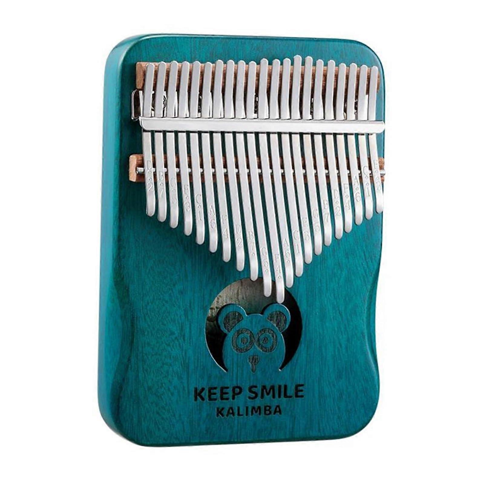 21 Keys Kalimba Thumb Piano Solid Maple Wood with Engraved Notes for Beginners and Professionals