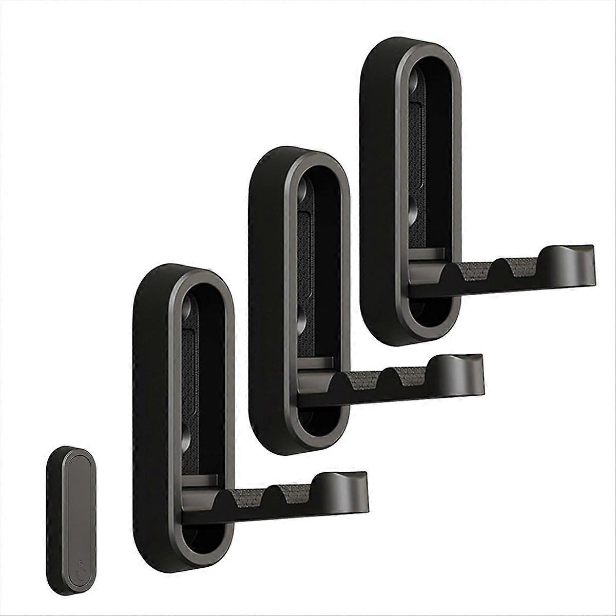 No Drill Suction Wall Hooks Black