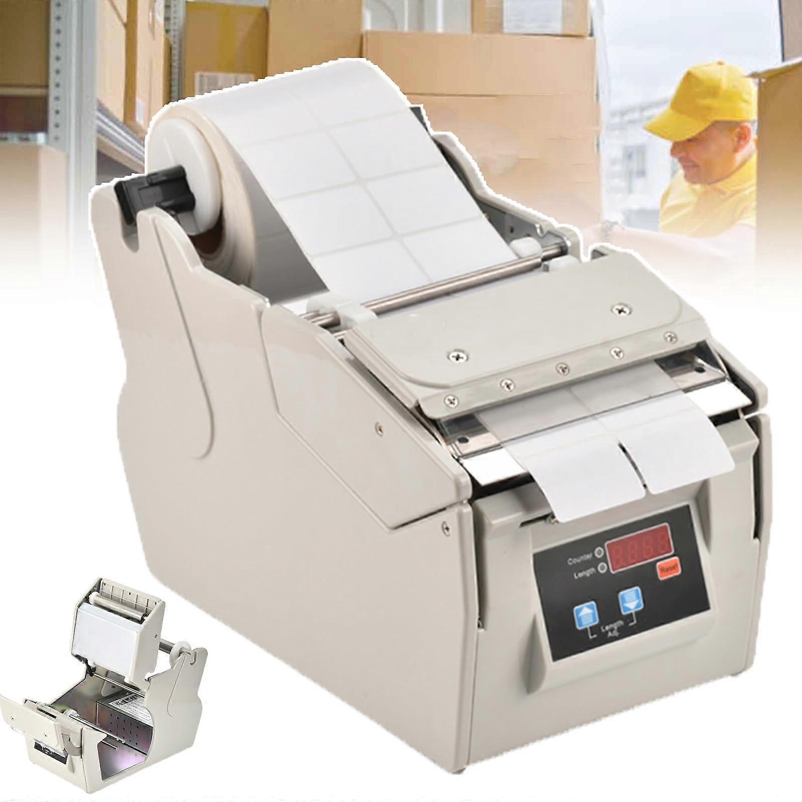 100mm Automatic Label Dispenser with Counter for Barcode and Packaging Labels, Speed Peeling