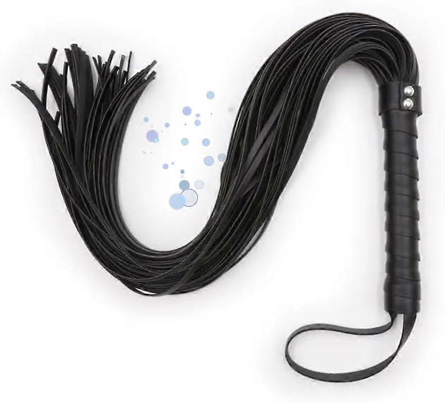 Handmade Leather Whip for Couples Smooth Motion Control Flexible Angle Role Play Whip Gift