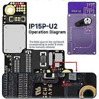 U2 No-Disassembly Read/Write Charging IC EEProm Programmer for IPhone 15-16 Series Phone Repair Tools Set