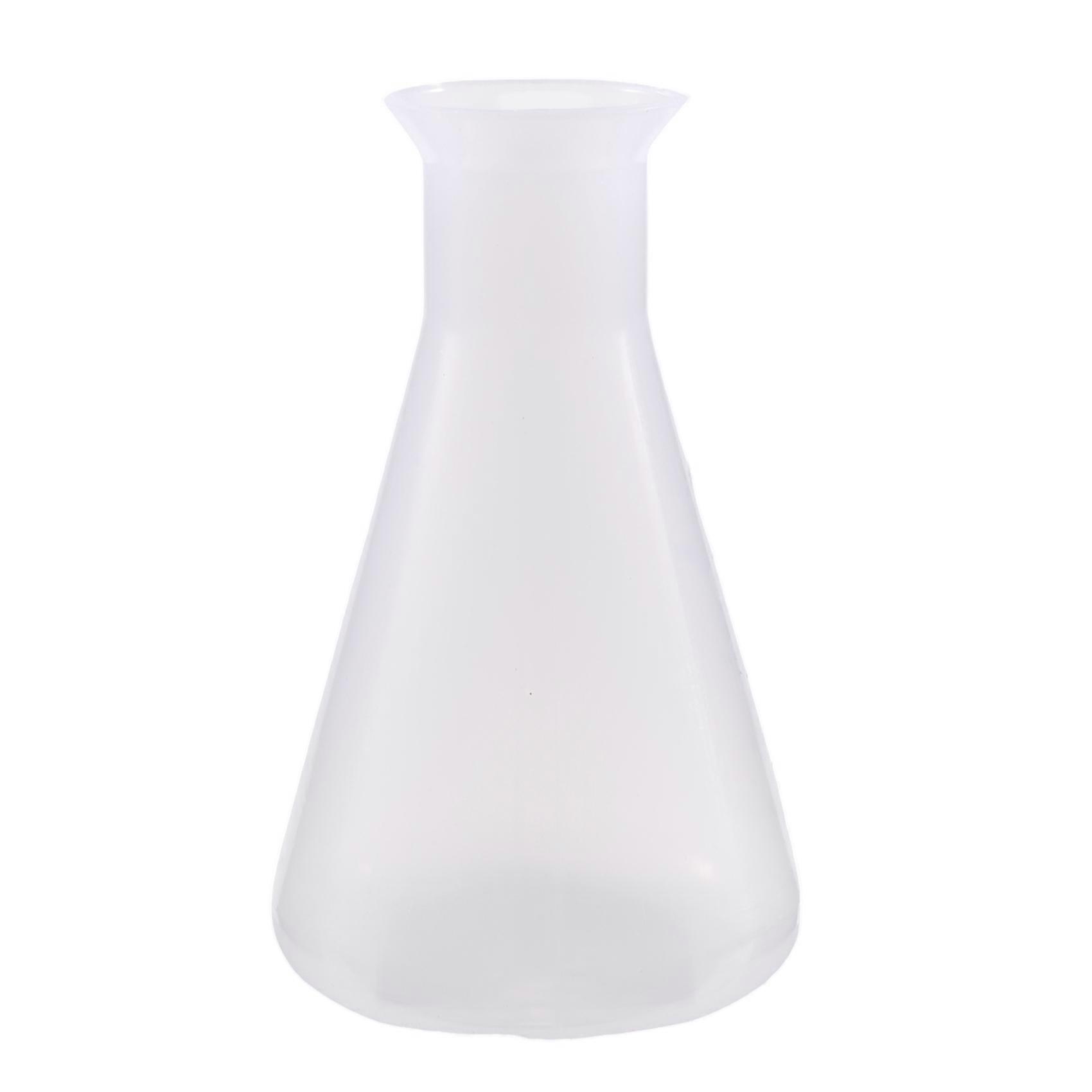 Plastic Transparent laboratory chemical Erlenmeyer flasks Container Bottle - 250 ml