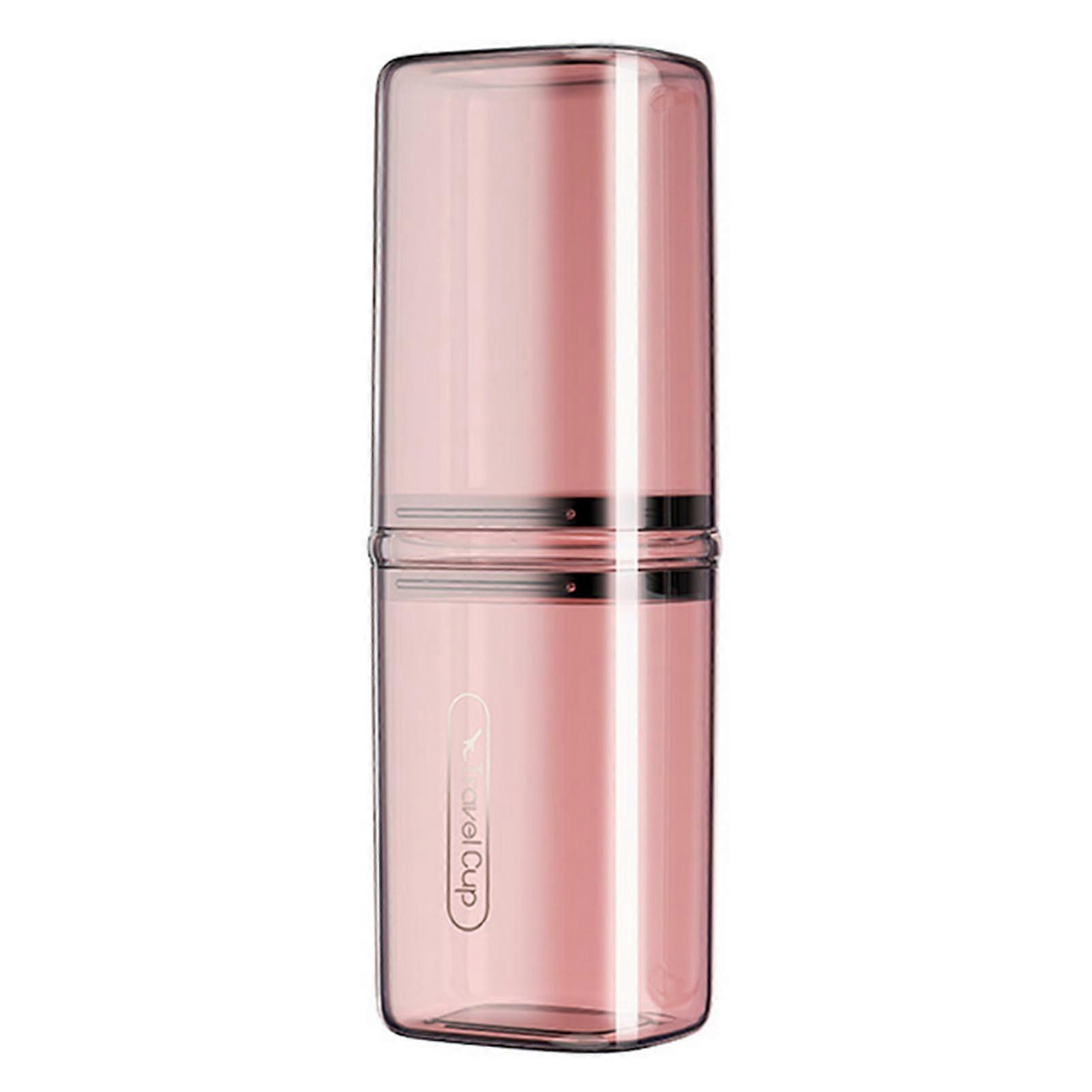 Travel Toothbrush Holder with Toothpaste Dispenser, Dustproof Waterproof 2 in 1 Case for Camping