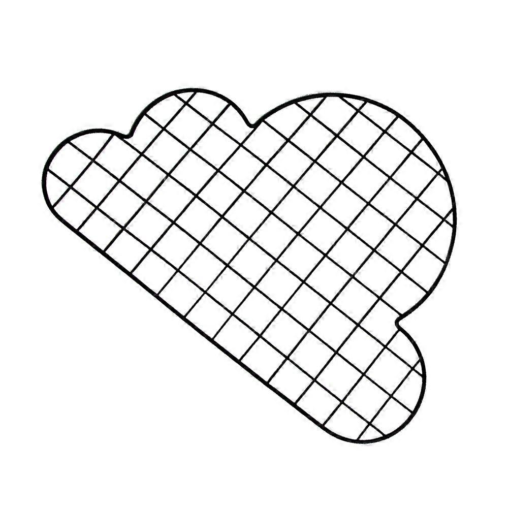 Creative Cloud Photo Wall Display Stand Iron Picture Holder 1Pcs