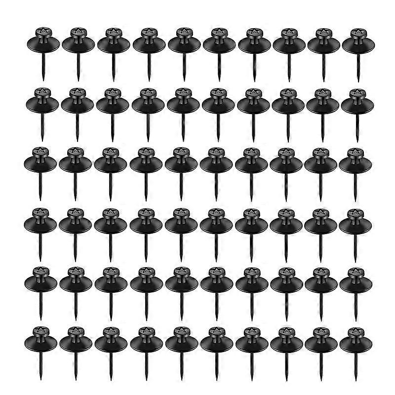 60Pack Black Double Headed Picture Hanging Nails