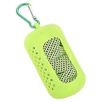 Toalha refrescante de secagem rápida para academia, treino, ioga, corrida e viagens. Leve, macia e agradável à pele.