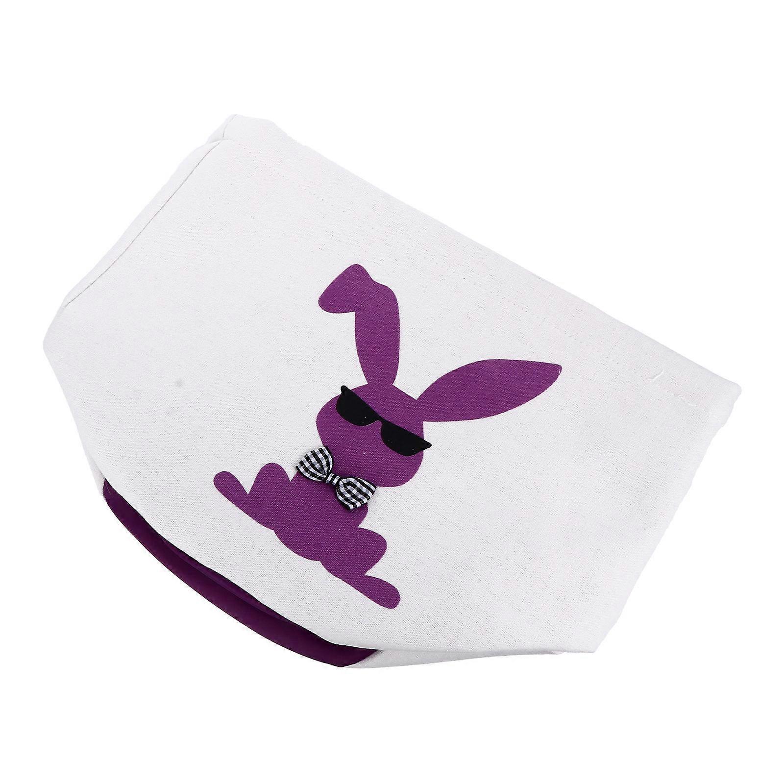 1Pc Rabbit Pattern Candy Bucket Easter Theme Candy Bag Easter Treat Basket