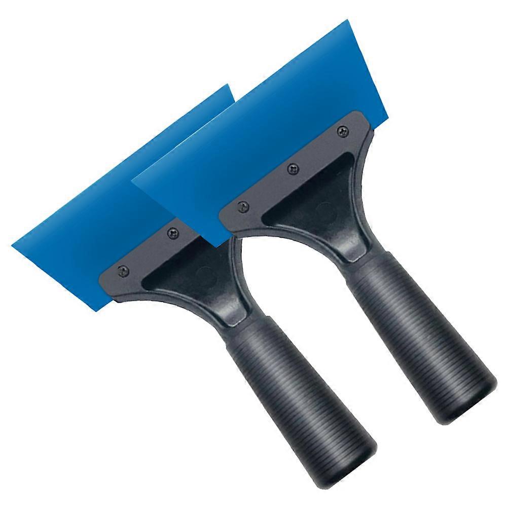 Window Decals Plastic Squeegee Tool for Car Film Wrap 2Pcs Blue