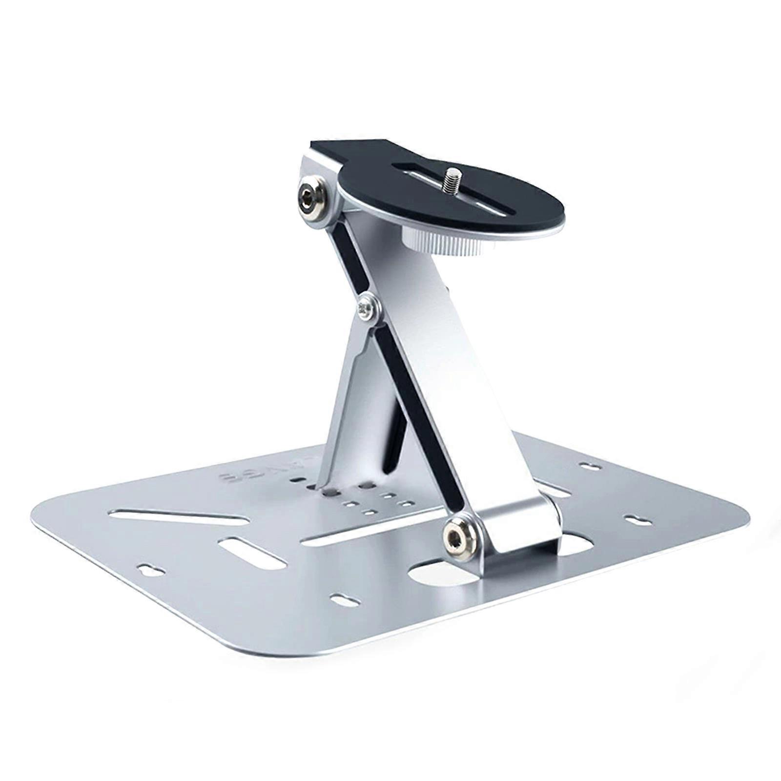 Projector Stand Table Foldable Desktop Mount Ceiling Adjustment For Most Projector Desktop Wall Ceiling Installation  Silver