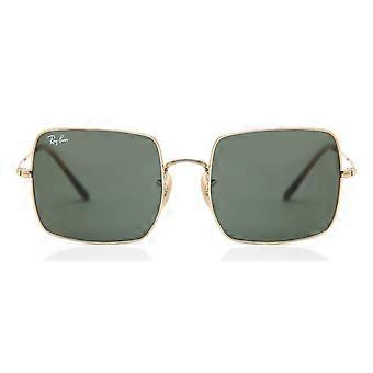 Ray-Ban RB1971 Square 914731 Vollrand-Sonnenbrille für Damen, Wayfarer-Stil, Gold, UV3-Schutz, Original