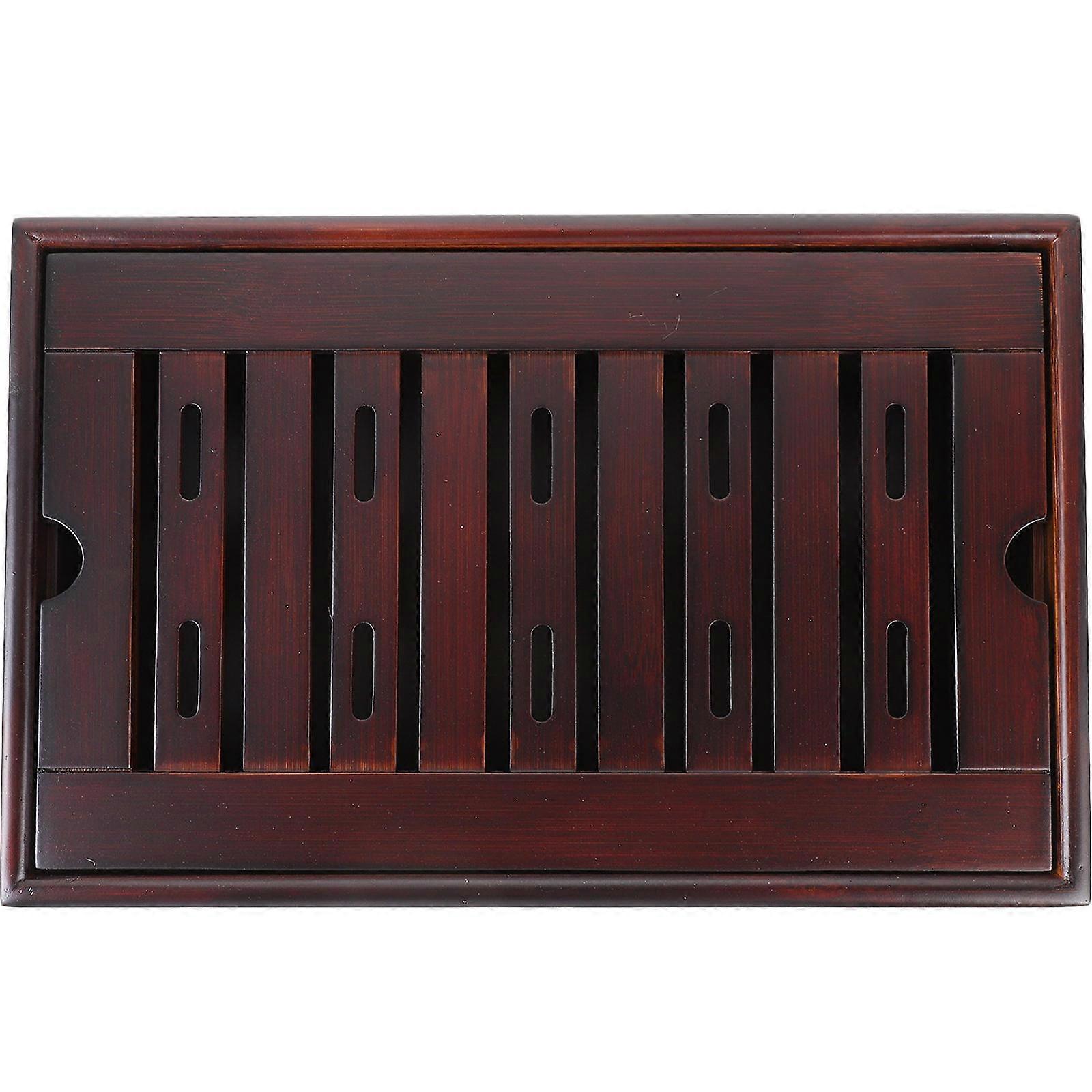 Wooden Bamboo Tea Tray for Storage Type Tea-Things 1Pcs Rectangular Tray