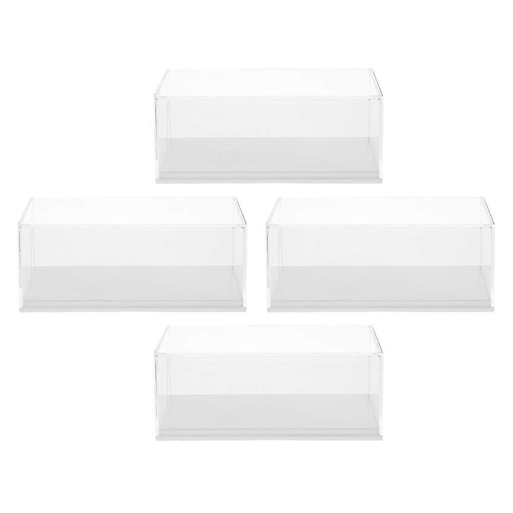 Model Car Display Case Transparent Plastic Display Box for 12Pcs