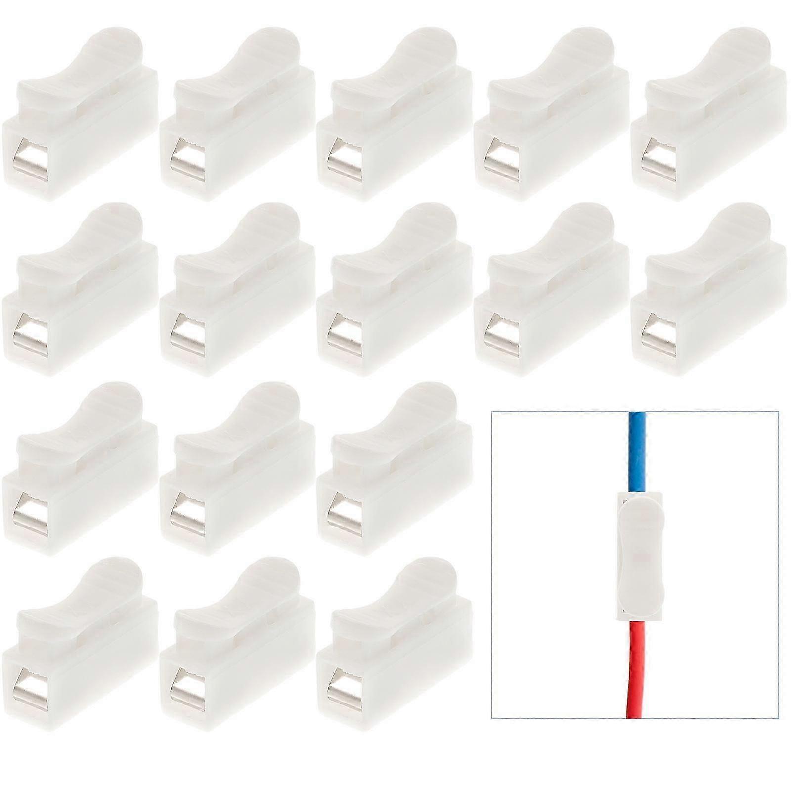 Wire Connector Push-in Terminal for Electrical Quick Connection 100Pcs
