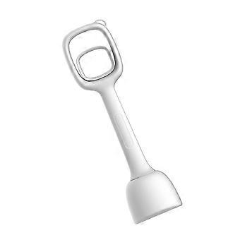 Dog Poop Picker Long Handled Scoop for Daily Use White Plastic