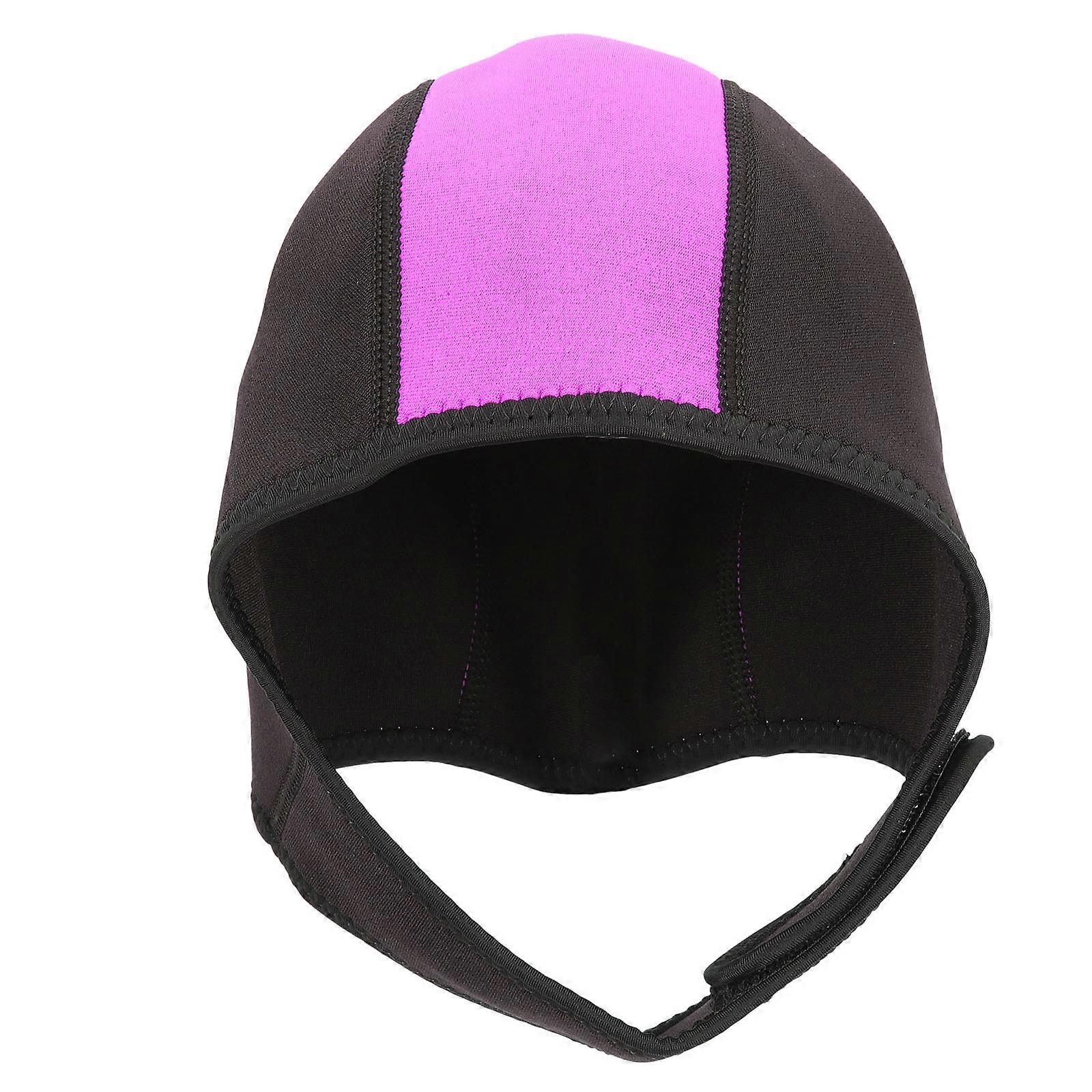 Rubber Diving Head Cover Cold - Proof Warm Swimming Hat Winter Bathing Hat