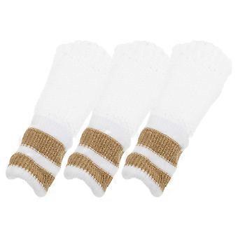 Dog Finger Toothbrush Nylon for Teeth Clean 12Pcs White Pets Teeth Brush
