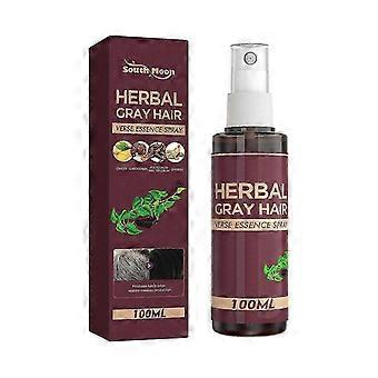 South Moon Herbal Gray Hair Verse Spray 100ml Hair Darkening Hair Coloring Essence