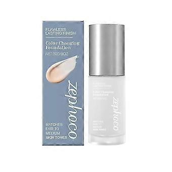 Color Changing Foundation for Mature Women - Instantly Adapts to Your Skin Tone Buildable Light-to-Medium Coverage 12-Hour Wear Natural Dewy Finish