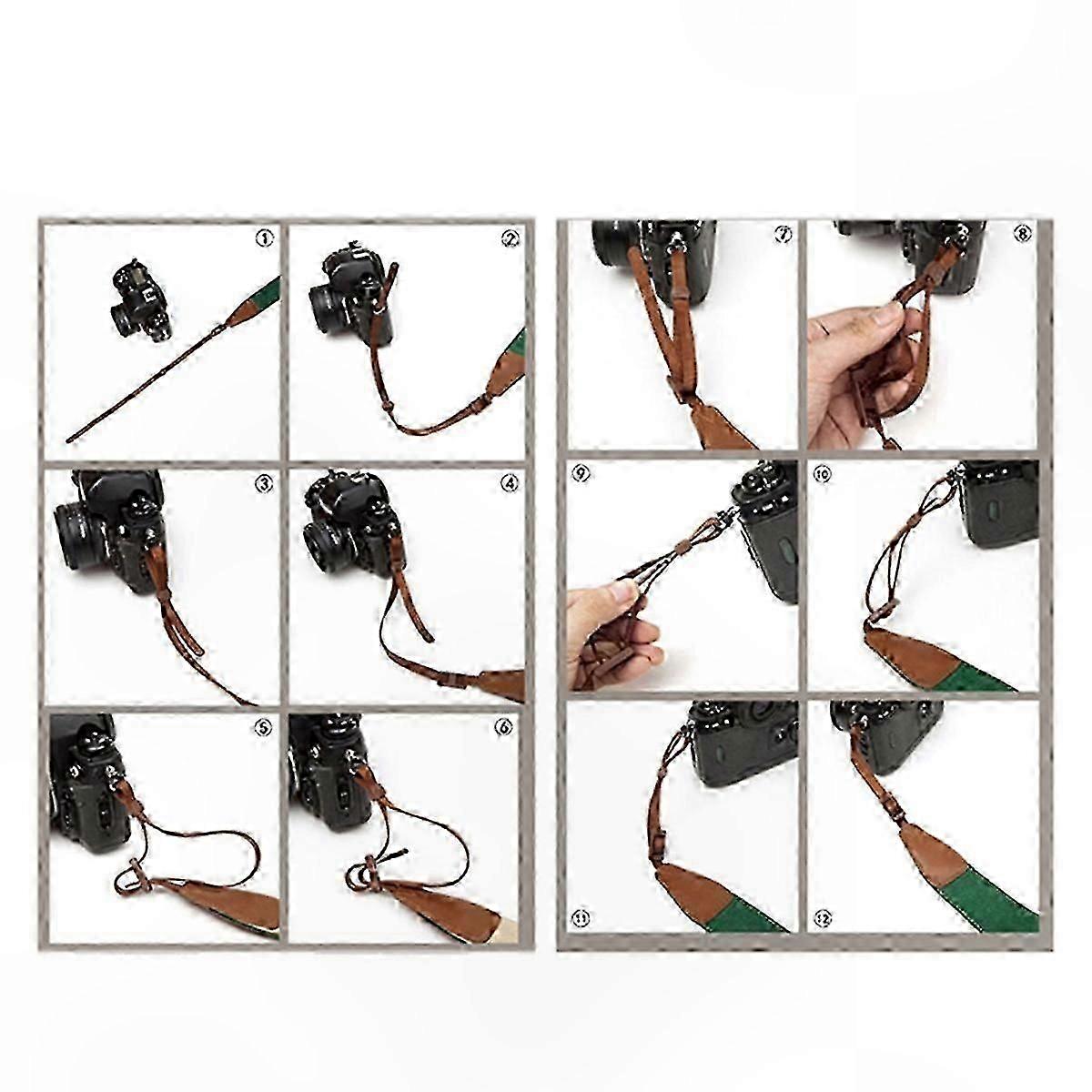 4-Pack Camera Strap Buckle with Split Triangle Ring for Replacement Use