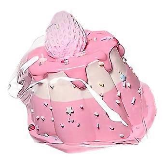 Slow Rising Strawberry Cream Cake Silicone Pinching Toy for Stress Relief Fun Pressure Decompression Toy Multicolor