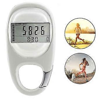 3d Digital Simple Walking Distance Clip On Pedometer Step Counter