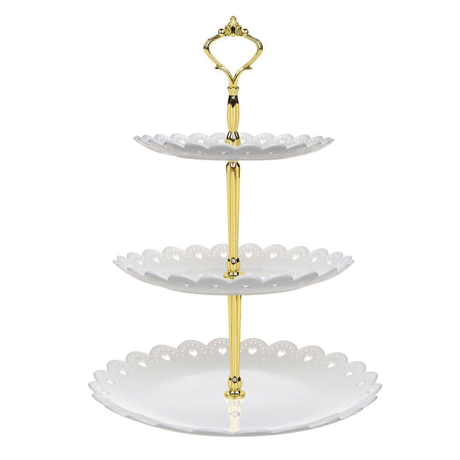 Cake Stand Three-layer Multi-purpose 4 Colors Cake Rack Stand for Wedding