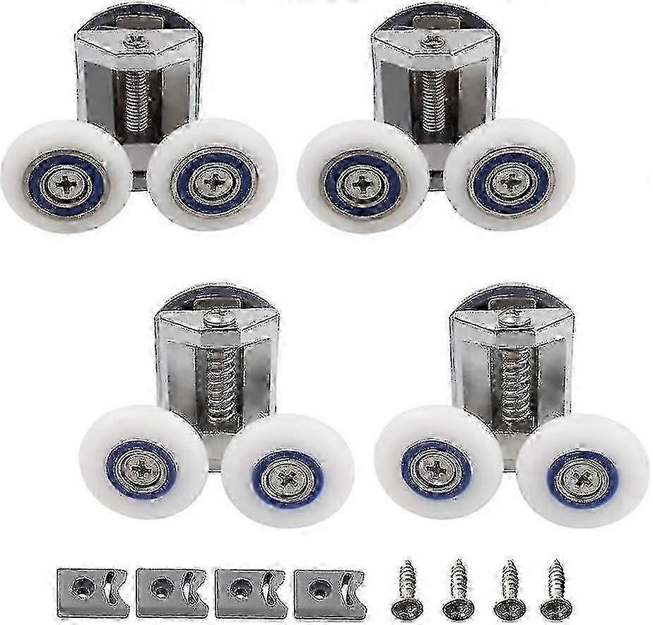 Shower Door Rollers Upper Lower Set