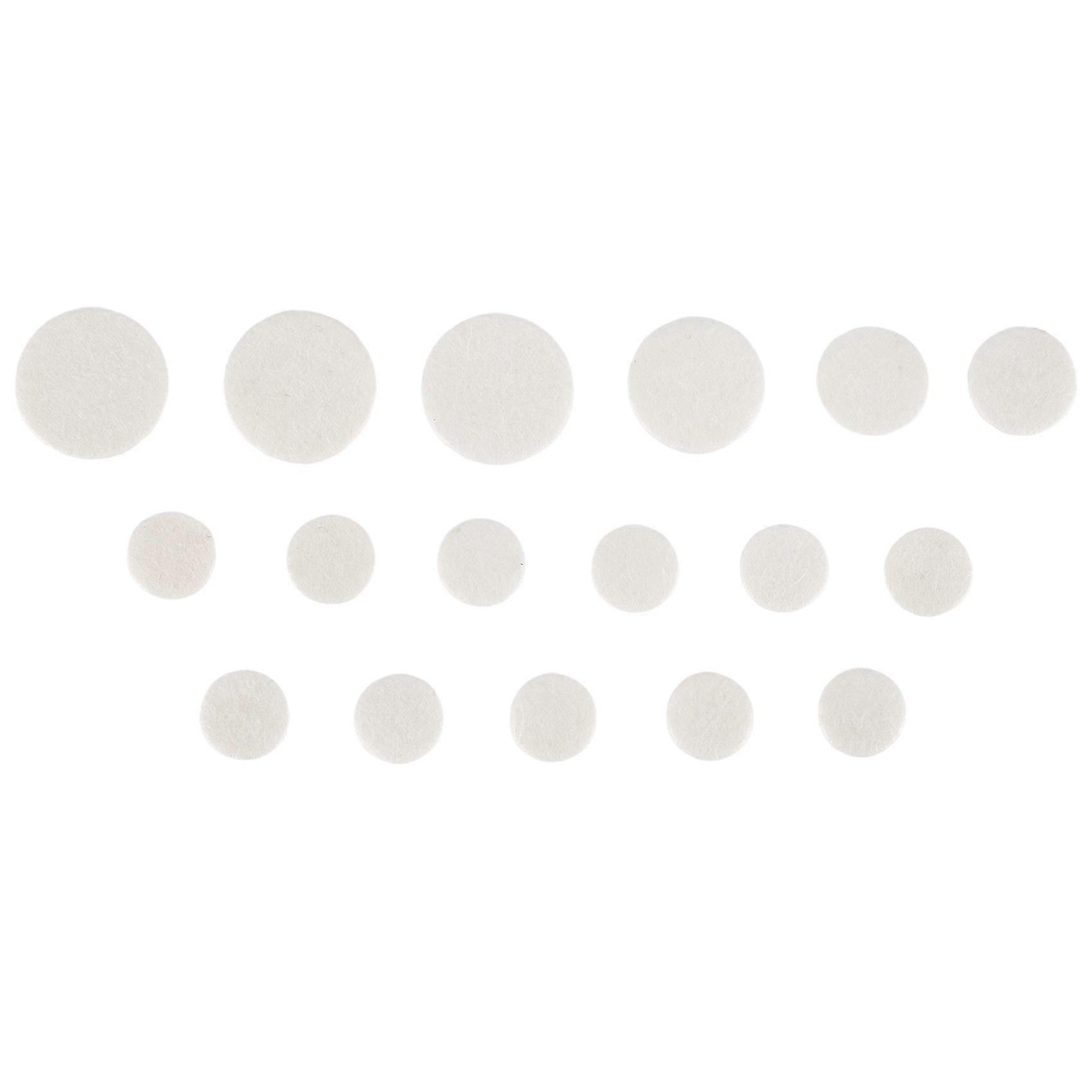 17Pcs Clarinet Leather Pads Replacement compatible withExquisite Wind Instrument