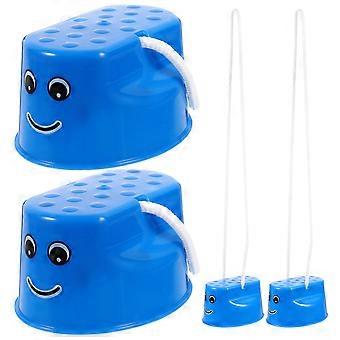 4stk Stepper Legetøj Forældre-barn Stylter Walking Stilts Toy Balance Legetøj til småbørn Walking
