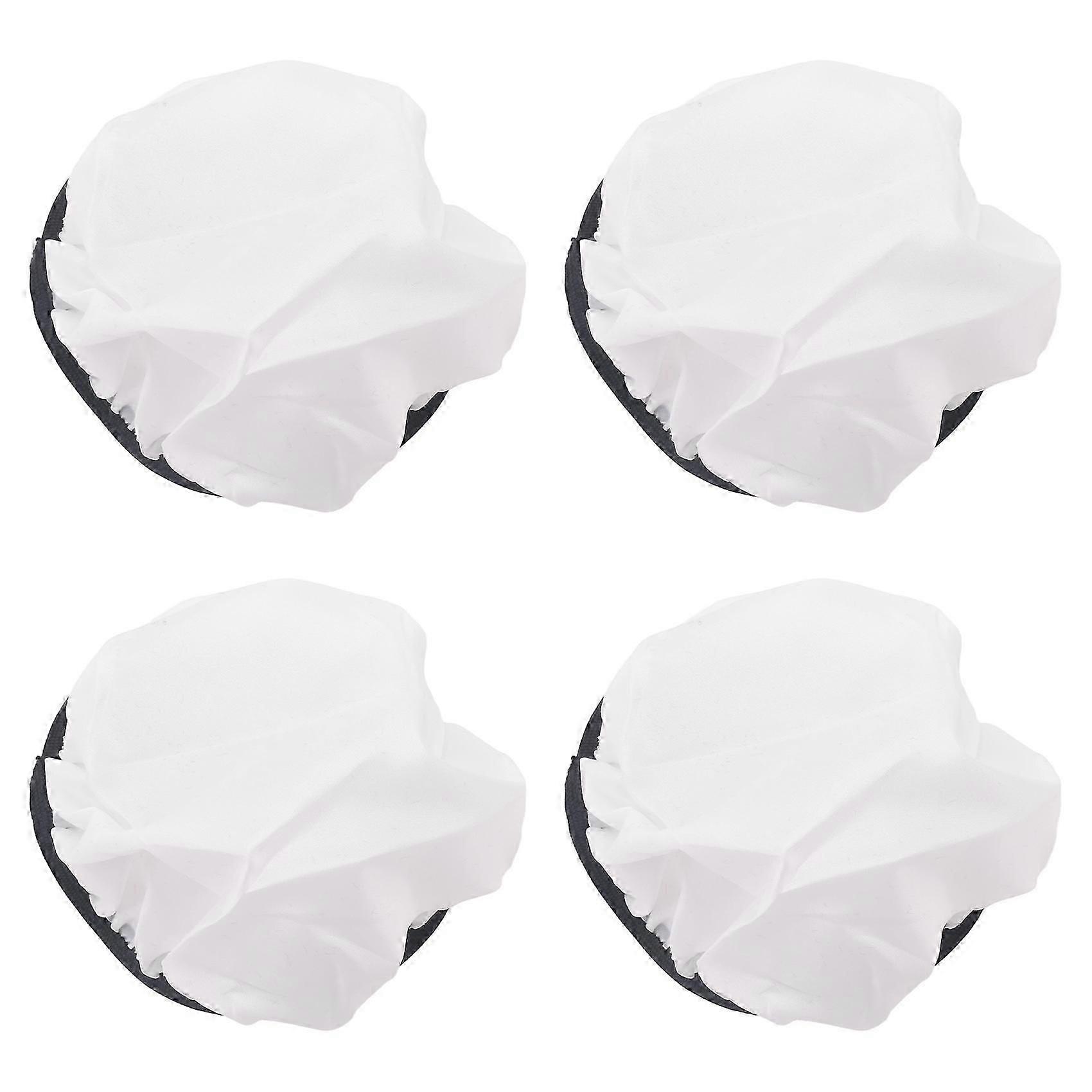 4Pcs 18cm Light Diffuser,Soft Diffuser Lamp Cover White Lamp Shade Diffuser,compatible with Studio Strobe Reflectors