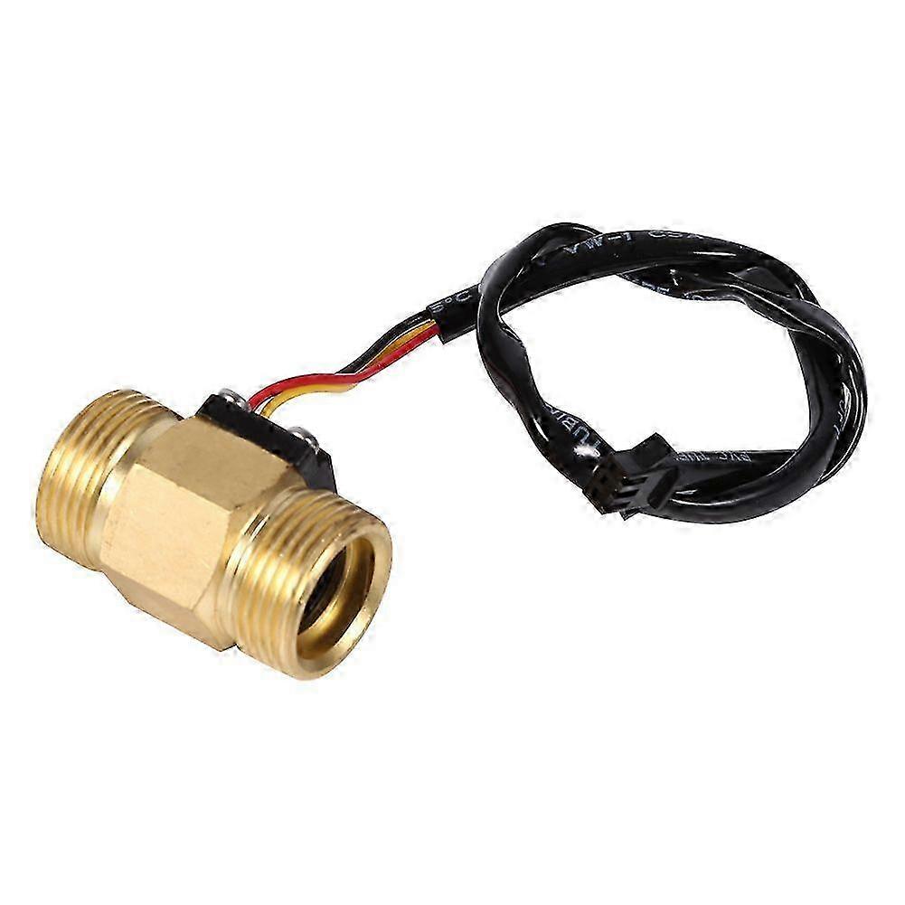 1pc G3/4" DN20mm Thread Hall Effect Liquid Water Flow Sensor 2-45L/min