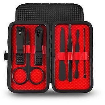Kit Manicure per Uomo - Kit per la Cura delle Unghie da Uomo con Tagliaunghie per Toelettatura Professionale - Kit da Viaggio per Pedicure e Manicure da Uomo