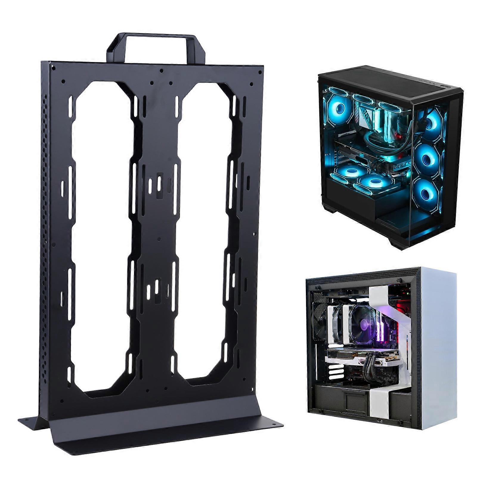 External 360x2 Radiators Support Bracket Aluminum Construction Enhances Airflows Optimization Space Saving Design for PC Workstations Multicolor