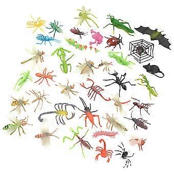 39pcs Fake Bugs Spielzeug Mini Realistische Insekten Spielzeug Kinder Kleinkinder Pädagogisches Spielzeug