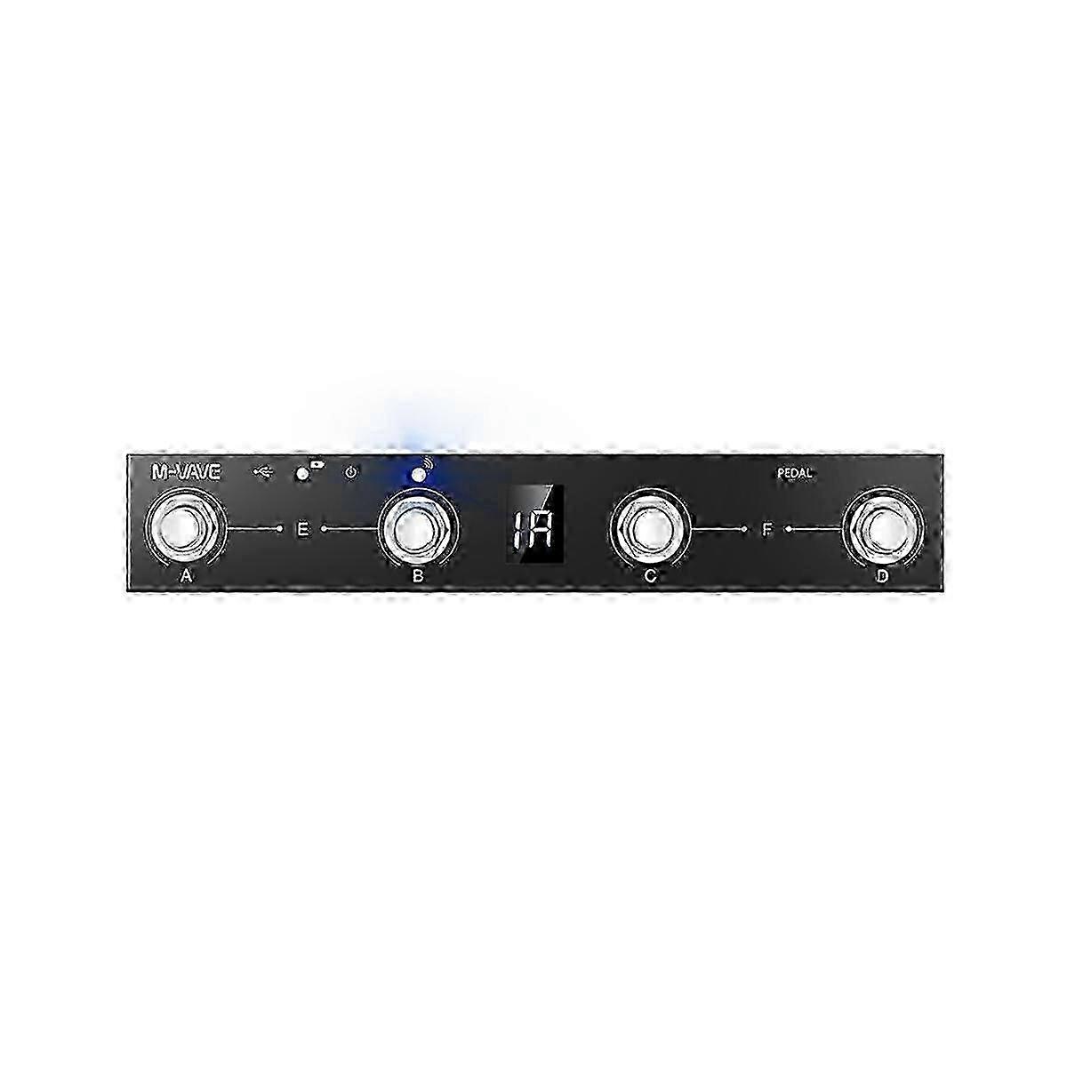 Wireless MIDI Bluetooth Foot Controller Pedal for Page Turning, Music Instruments & DAW Software Compatibility
