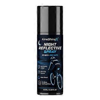 High Visibility Cycling Reflective Spray for Clothes, Temporary Reflective Paint for Bikes & Runner Gear Coating, WeatherResistant QuickDry Washable