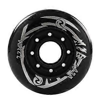Roller Skate Wheels High Elastic Wear- Brake Wheels Inline Skating Wheels Roller Skates Flat Flower Wheels 72mm 26-27