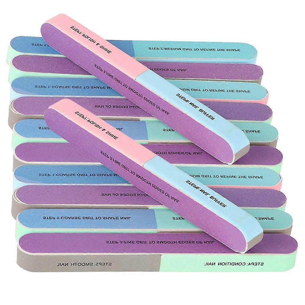 7-Way Nail Buffer Block, Multi-Step Grit, Shaping and Polishing