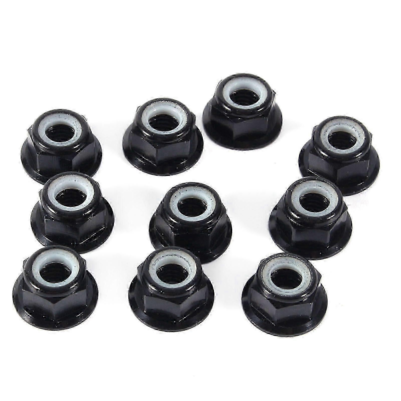 Anodize M5 Nylon Insert SelfLock Nuts Hex Lock Nut Aluminum Alloy 10Pc