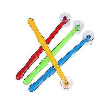 Kid's Double Head Sucker Hammer Toys, Plastic, Suction Card Game for Early Education & Party, Handle 26cm, Suction Cup 3.5cm, 1pc
