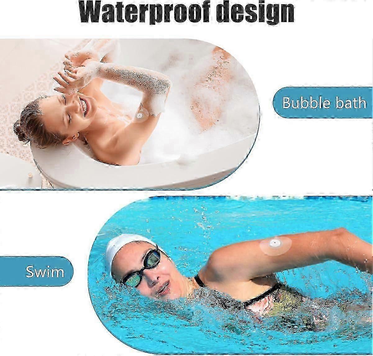 <b>60 Packs Freestyle Libre 2 Sensor Covers Waterproof2