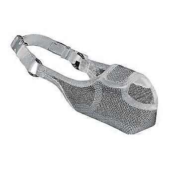 Dog Muzzle Compatible withLarge Medium Small Dogs Mesh Muzzle with Front Opening Design Breathable Dog Muzzle-Good