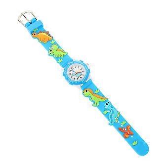 Waterproof Children's Watch Round Kids Watch Skin-Friendly Plastic Gift