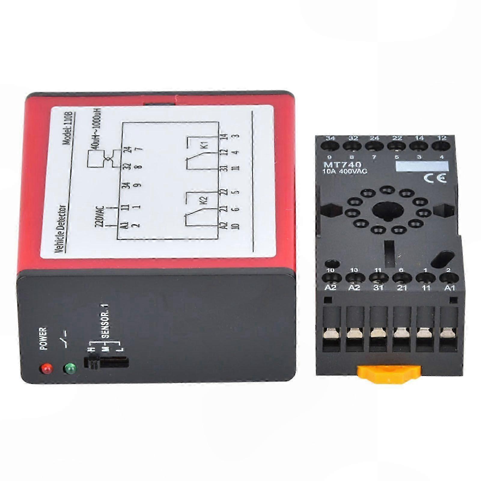 Single Channel Inductive Loop Vehicle Detector for Parking Lot Access Control