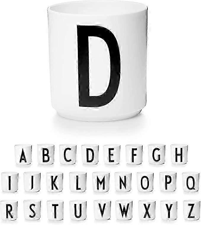 Simple Letter Coffee Mug, Letter D