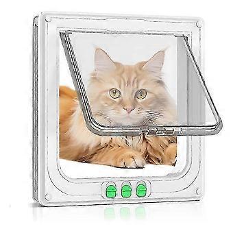 Grande chatière, porte à verrouillage 4 points pour portes intérieures et extérieures, résistante aux intempéries, pour circonférence < 23